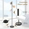 Costway Mid Century Floor Lamp Freestanding with 3 Glass Globe Lampshades & Foot Switch
